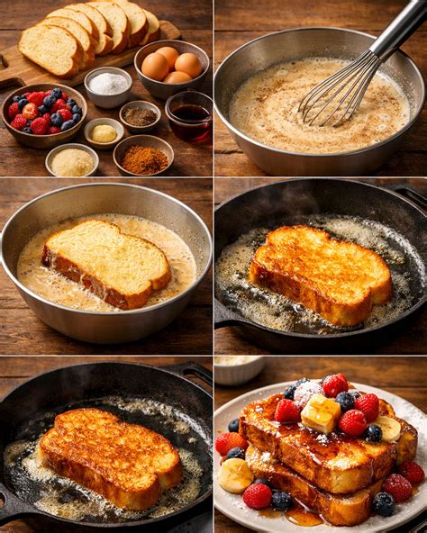 Ingredientes para tostadas francesas gruesas: huevos, kéfir, canela, azúcar, syrup