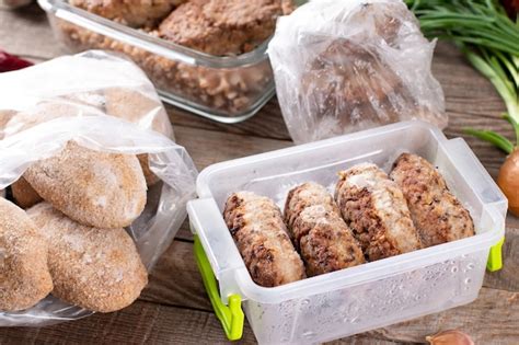 Albóndigas congeladas para guardar