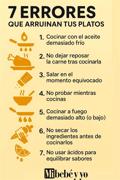 Infografía sobre errores comunes al cocinar espaguetis de calabacín