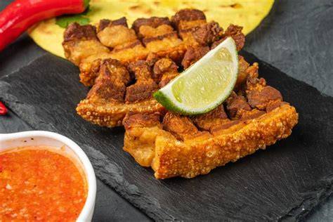 Preparación de chicharrones en el horno