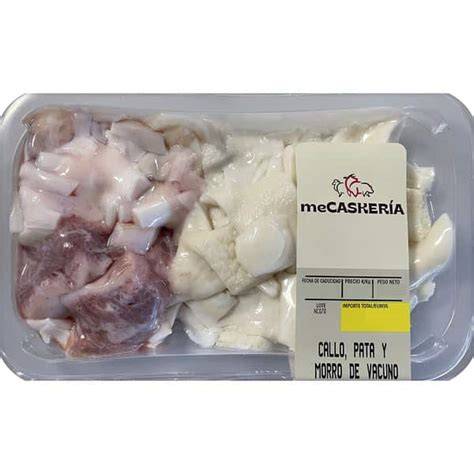 Callos frescos en un mercado