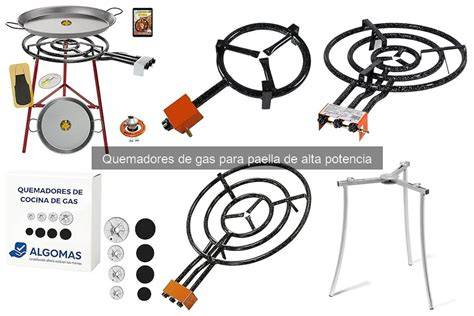 Tipos de quemadores de gas para paella