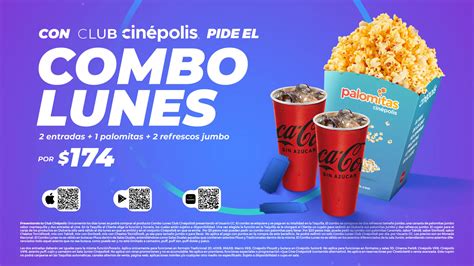 Infografía de promociones y descuentos disponibles en Cinépolis VIP