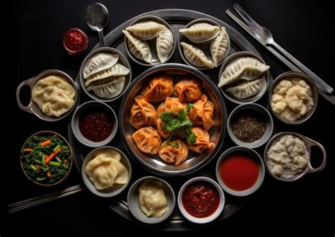 Variedad de jiaozi con diferentes rellenos y formas