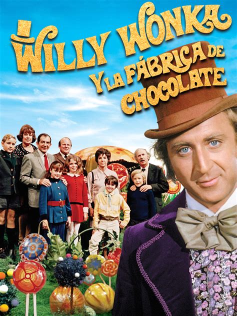 Willy Wonka y los niños en la fábrica de chocolate
