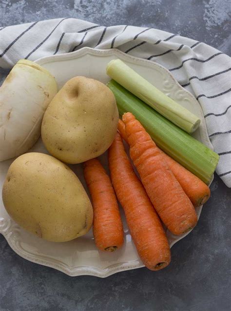 Verduras frescas listas para el puchero
