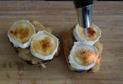 Queso de cabra con soplete