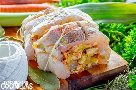 Merluza con relleno de marisco