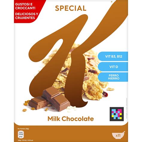 Envase de Kellogg's Special K Chocolate con Leche