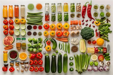 Variedad de legumbres y verduras frescas