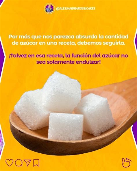 Funciones del azúcar en repostería