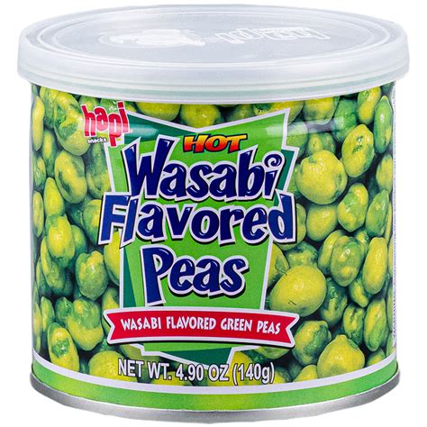 Guisantes de wasabi en un bol