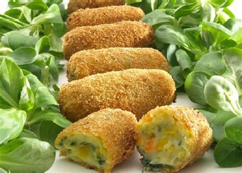 Variedad de croquetas con verduras camufladas