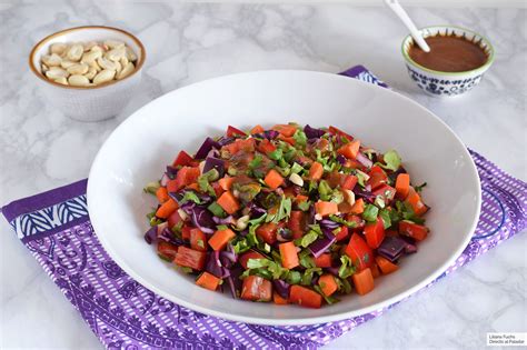 Ingredientes para ensalada tailandesa