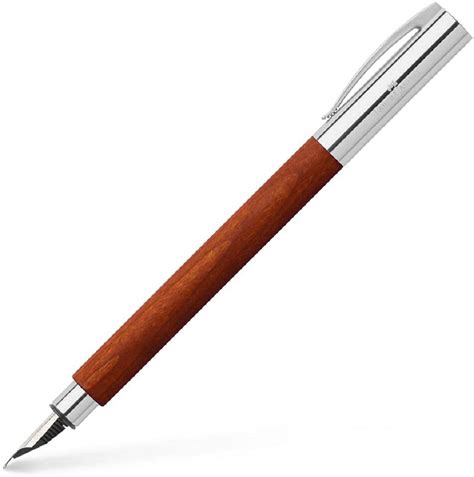 Pluma estilográfica Faber-Castell Classic con cuerpo de madera
