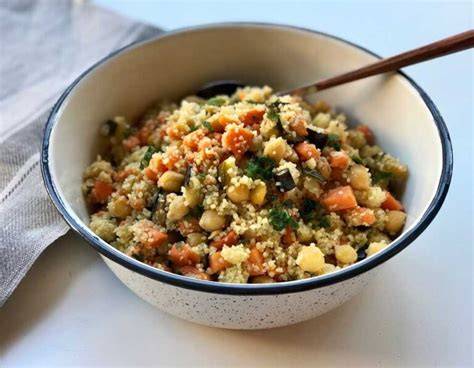Sopa de cuscús con verduras