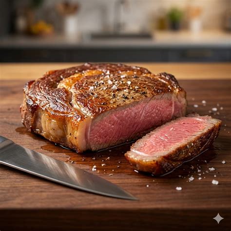 Chuletón sellado en sartén