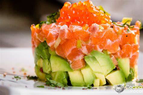 Salmón fresco y aguacate