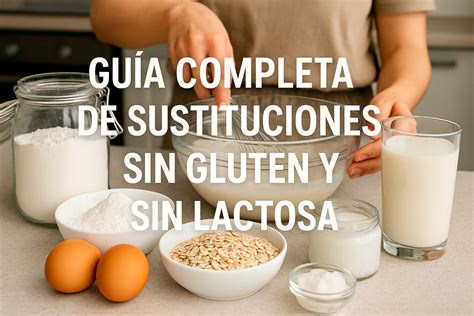 Ingredientes para repostería sin lactosa