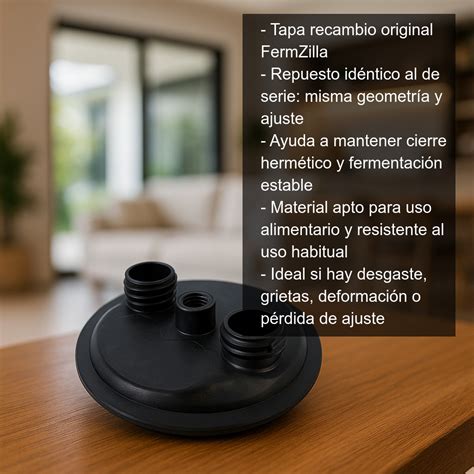 Tapa de recambio para fermentador FermZilla