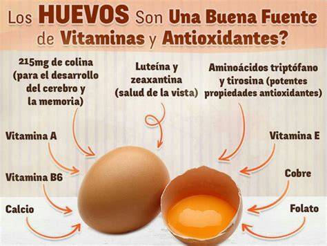 Tabla de beneficios nutricionales de la cáscara de huevo