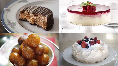 Mapa de postres tradicionales del mundo