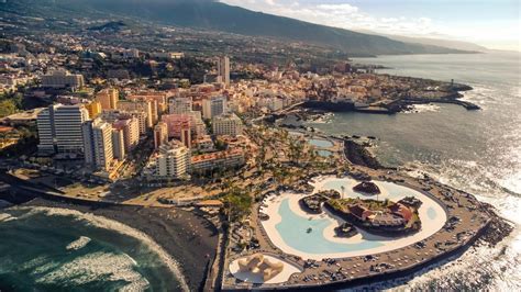 vista panorámica de la costa de Puerto de la Cruz