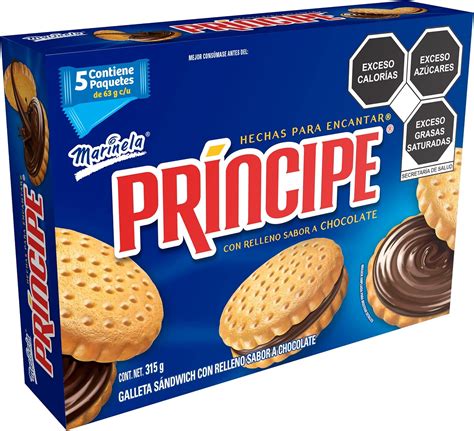 Infografía de los ingredientes principales de las galletas Príncipe
