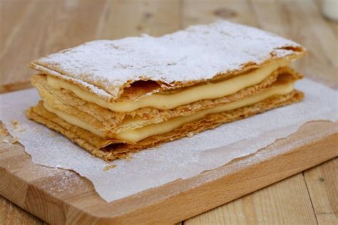 Milhojas de hojaldre
