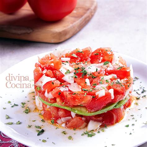 Ingredientes para tartar de tomate