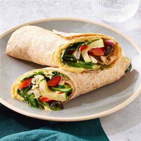 Wraps vegetarianos variados