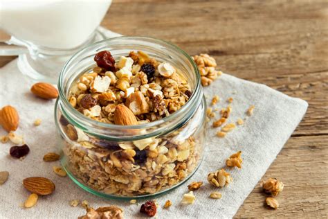 Granola casera con sésamo y frutos secos