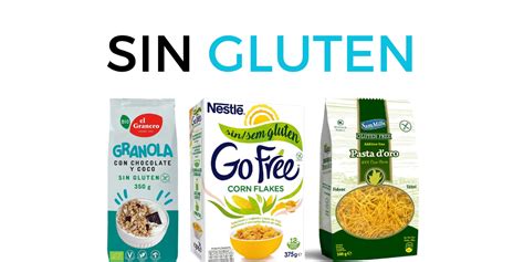 Estantería de Amazon con productos sin gluten