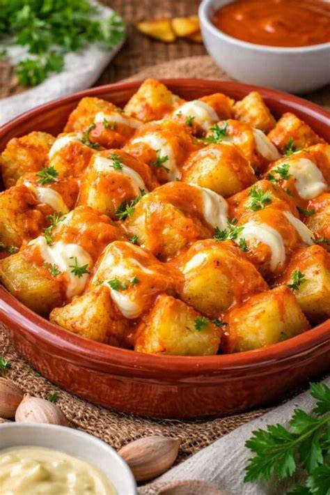 Patatas bravas tradicionales