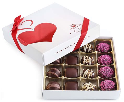 Caja de bombones variados para San Valentín