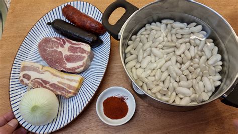 Ingredientes para Fabada Asturiana