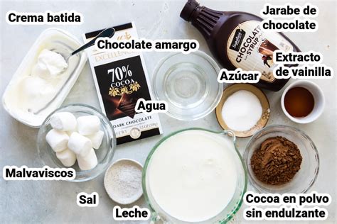 Ingredientes y herramientas para hacer bombones de chocolate