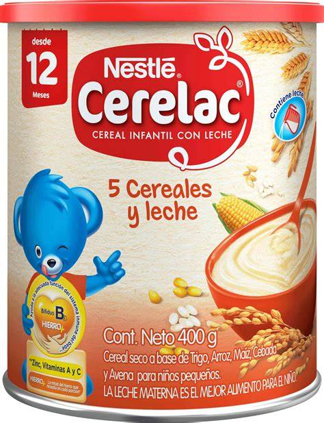 Tabla comparativa de cereales para bebés