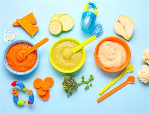 Frutas para puré de bebé