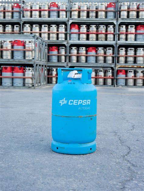 Variedad de botellas de GLP de Cepsa