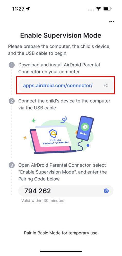 Interfaz de AirDroid Parental Control mostrando la monitorización de mensajes