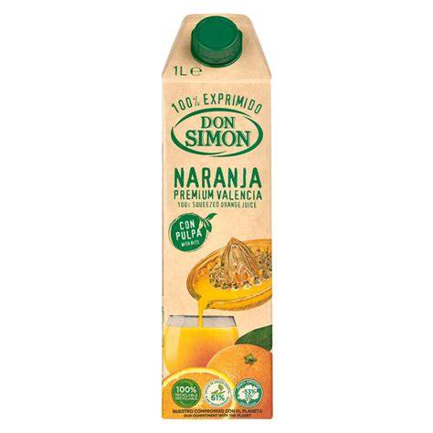 Envase de Don Simón Life Naranja