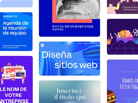 Ejemplo de diseño de fondo de pantalla en Canva