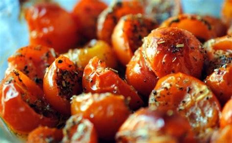 Tomates cherry asados