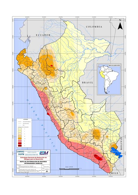 Mapa de distribución de Kibor Perú