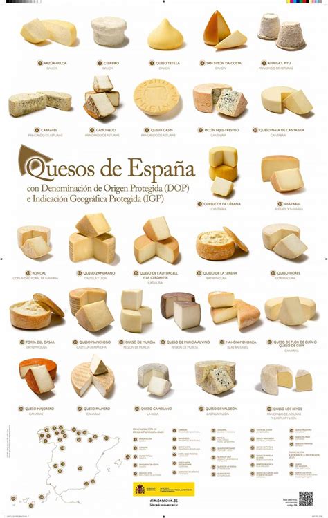 Tipos de quesos españoles con denominación de origen