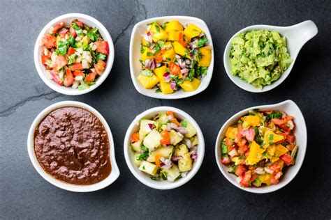 Variedad de salsas populares