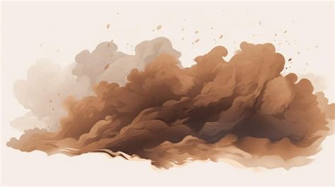 Ilustración de una nube de polvo de harina en una panadería con una chispa