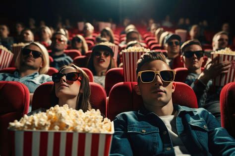 Imagen de una sala de cine con personas comiendo palomitas