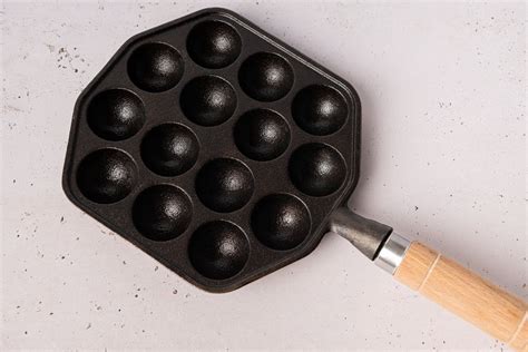 Plancha especial para cocinar takoyaki